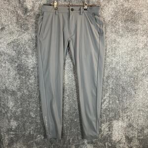 Travis Mathew Pants Mens 30 Gray Open To Close Joggers Performance Casual Golf